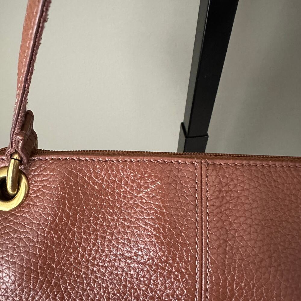 Fossil Karli Crossbody Cognac 100% Leather - Picture 4 of 6